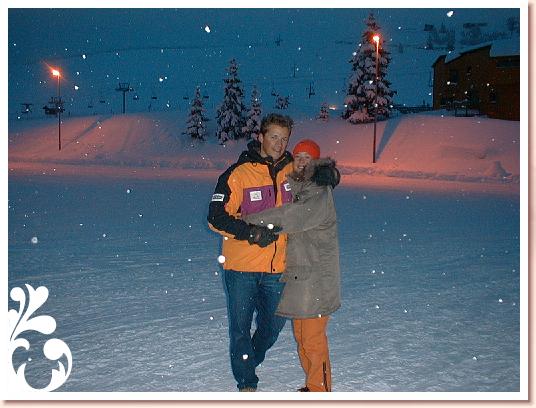 008. Me & Audrey in Avoriaz